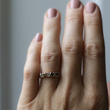 Anita Ring with Chocolate Diamonds and Champagne Diamonds