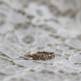 Anita Ring with Chocolate Diamonds and Champagne Diamonds