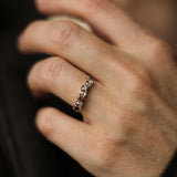 Anita Ring with Chocolate Diamonds and Champagne Diamonds