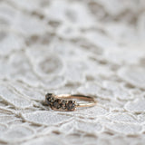 Anita Ring with Chocolate Diamonds and Champagne Diamonds