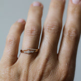 Diamond Dots Top Ring