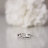 Amelia's Minimalistic Baguette Brilliant Band - Top Covered