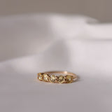 Angel Ring with Pale Yellow Sapphires