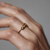 Angel Ring with Pale Yellow Sapphires