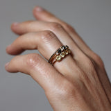 Angel Ring with Pale Yellow Sapphires