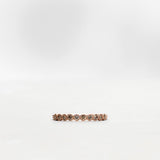 Astrid Top Covered Band with Champagne Diamonds