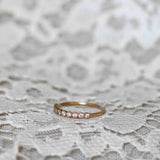 Astrid Top Covered Diamond Band