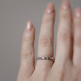 Minimalistiskt Baguettediamantband