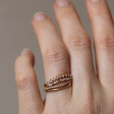 Idun Curved Diamond Band