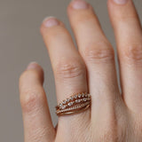 Curved Phoebe Marquise Ring