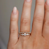 Idun Curved Diamond Band