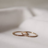 Jade Petite Ring Med Chokladdiamanter