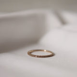 Jade Petite Ring Med Chokladdiamanter