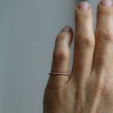 Jade Petite Ring med Diamanter - Halvtäckt (Visningsex strl 15)