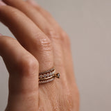 Not So Tiny Diamond Ring with Chocolate Diamond