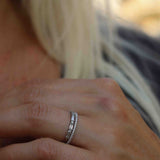 Amelia's Minimalistic Baguette Brilliant Band - Top Covered