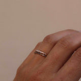 Jade Petite Ring med svarta diamanter