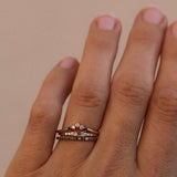 Jade Petite Ring med svarta diamanter