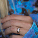 Jade Petite Ring med svarta diamanter