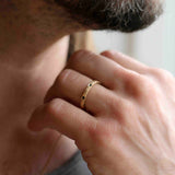 Logan Eternity Band with Black Diamonds