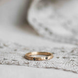 Logan Eternity Band with Black Diamonds