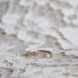 Marquise Diamond Triangle Ring