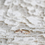 Marquise Diamond Triangle Ring