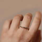 Mini Brigitte Ring with Champagne Diamonds