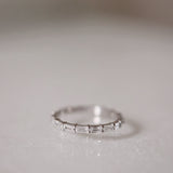 Minimalistiskt Baguettediamantband