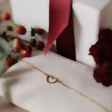 Maya Heart Frame Bracelet