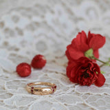 Nonna's Dome Ring med Rubiner