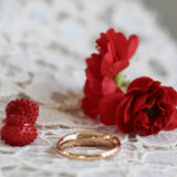 Nonna's Dome Ring med Rubiner