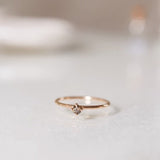 Not So Tiny Diamond Ring with Chocolate Diamond