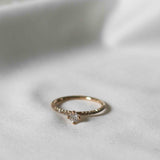 Not At All Tiny Sparkle Ring Med Sparkle Av Chokladdiamanter