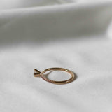 Not At All Tiny Sparkle Ring Med Sparkle Av Chokladdiamanter