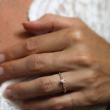 Not At All Tiny Sparkle Ring Med Sparkle Av Chokladdiamanter