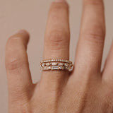 Sania Baguette Brilliant Diamond Band