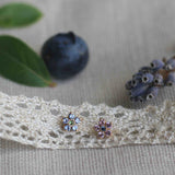 Secret Garden Flower Stud - Lavendel