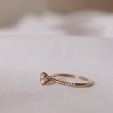 Solitaire Petite Sparkle Ring (0.40 CT - 0.80 CT)