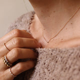 Tiny Diamond Necklace