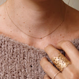 Tiny Diamond Necklace