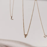 Tiny Letter Necklace