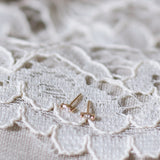 Tiny Marquise Diamond Stud