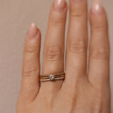 Tiny Solitaire Ring