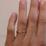 Tiny Diamond Ring Med Chokladdiamant