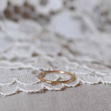 Tiny Diamond Ring Med Chokladdiamant