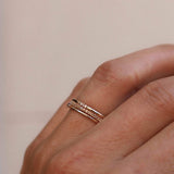 Jade Petite Ring Med Chokladdiamanter