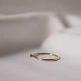 Tiny Diamond Ring Med Svart Diamant
