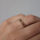 Tiny Diamond Ring Med Svart Diamant