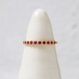 Astrid Top Covered Band with Rubies